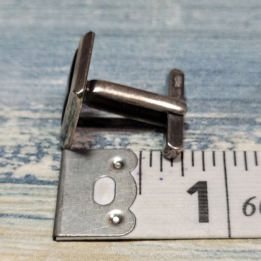 925 Square Cufflinks.